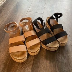 Steve Madden Platform Sandals Size 8